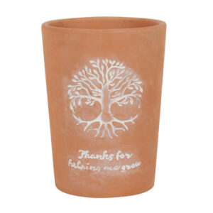 Tree of Life Terracotta Plant Pot